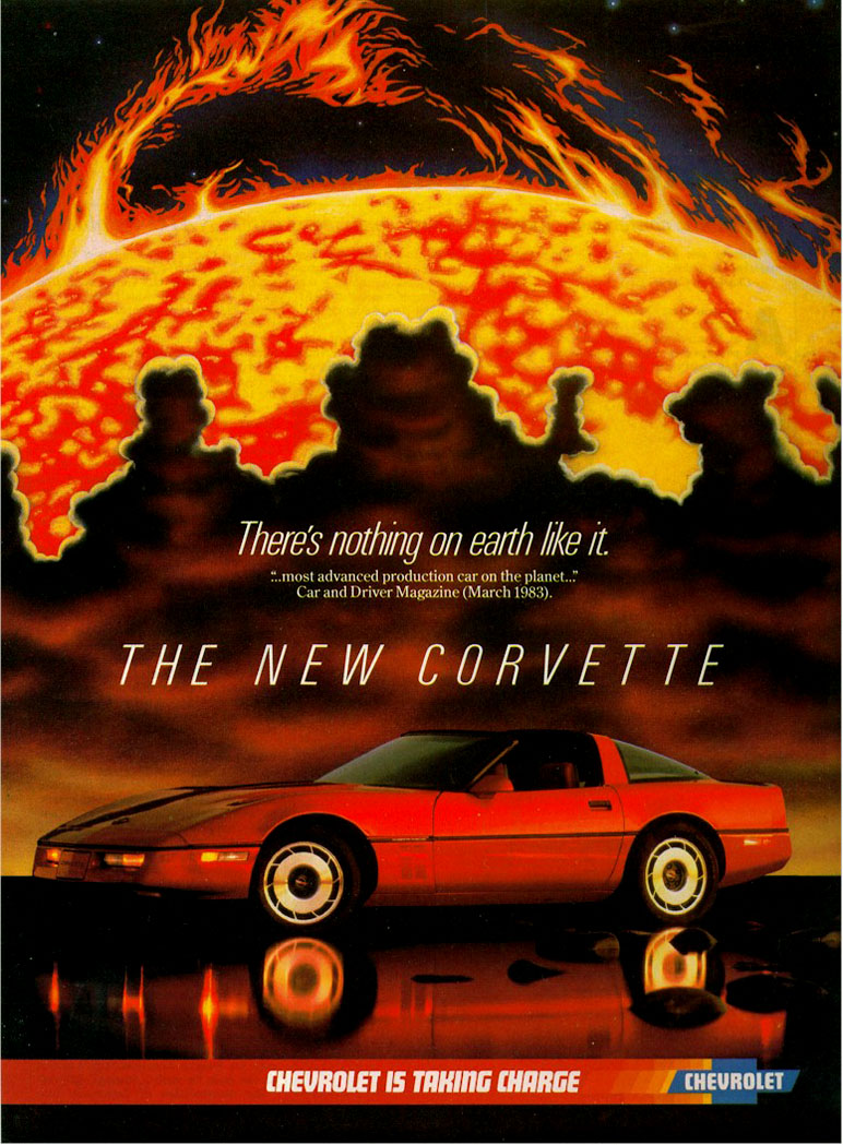 1984 Chevrolet Corvette Advertising